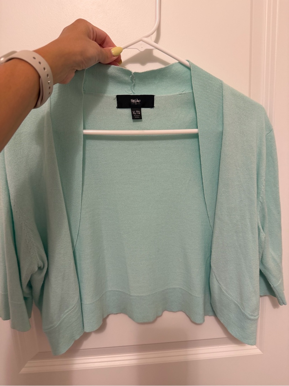 Turquoise shrug cardigan